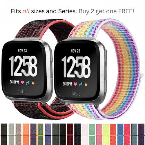Nylon fitbit sense - nylon, 1/2